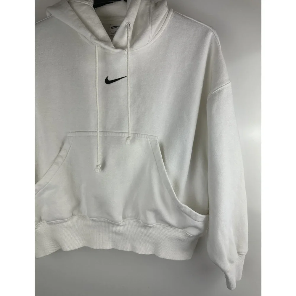 Nike Phoenix Fleece Pullover Hoodie Women's Size Small Oversized Center Swoosh - Picture 5 of 11